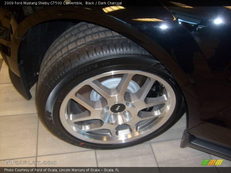 Black / Dark Charcoal 2009 Ford Mustang Shelby GT500 Convertible
