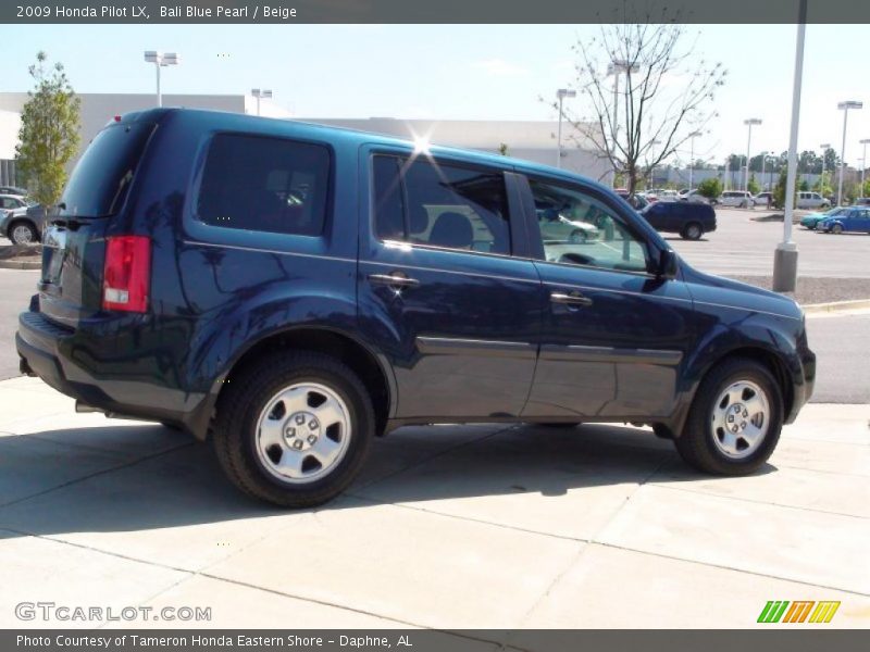 Bali Blue Pearl / Beige 2009 Honda Pilot LX