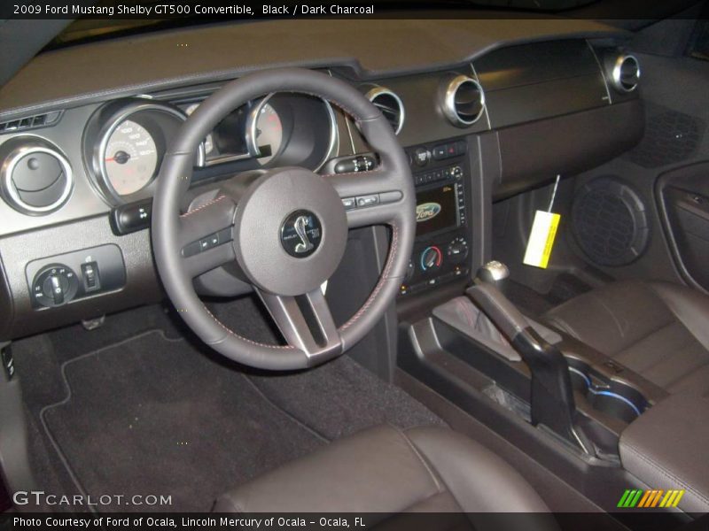 Dark Charcoal Interior - 2009 Mustang Shelby GT500 Convertible 