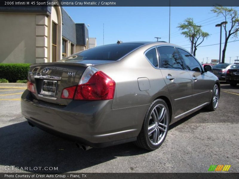 Umbria Gray Metallic / Graphite 2006 Infiniti M 45 Sport Sedan