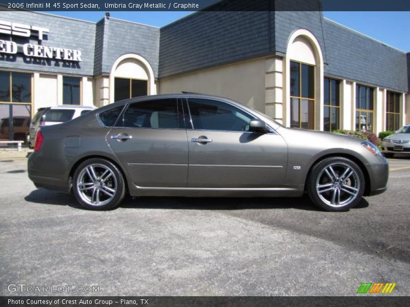 Umbria Gray Metallic / Graphite 2006 Infiniti M 45 Sport Sedan