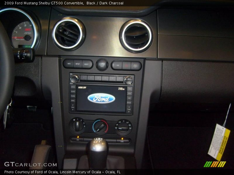 Controls of 2009 Mustang Shelby GT500 Convertible