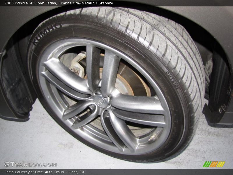 Umbria Gray Metallic / Graphite 2006 Infiniti M 45 Sport Sedan