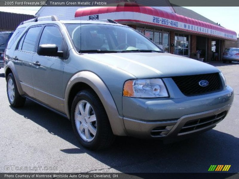 Titanium Green Metallic / Pebble 2005 Ford Freestyle SEL