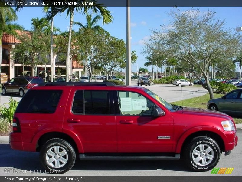 Redfire Metallic / Camel 2008 Ford Explorer XLT