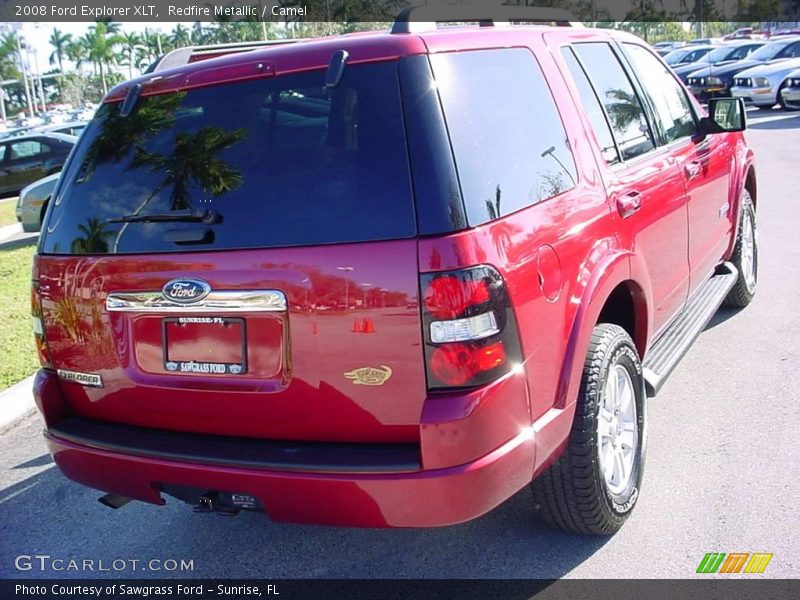 Redfire Metallic / Camel 2008 Ford Explorer XLT