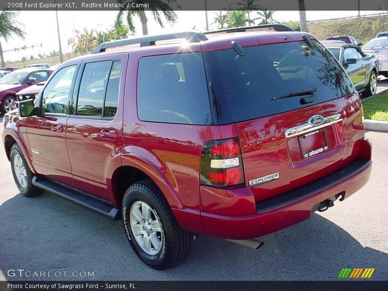 Redfire Metallic / Camel 2008 Ford Explorer XLT