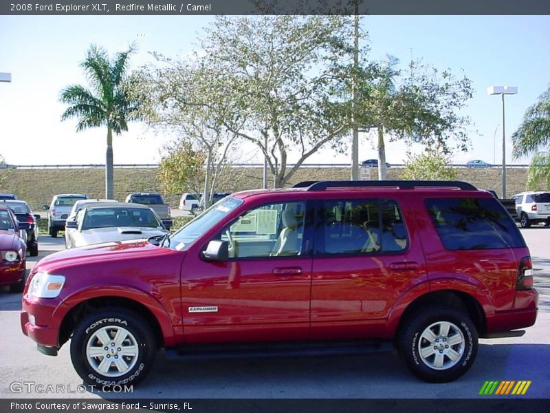 Redfire Metallic / Camel 2008 Ford Explorer XLT