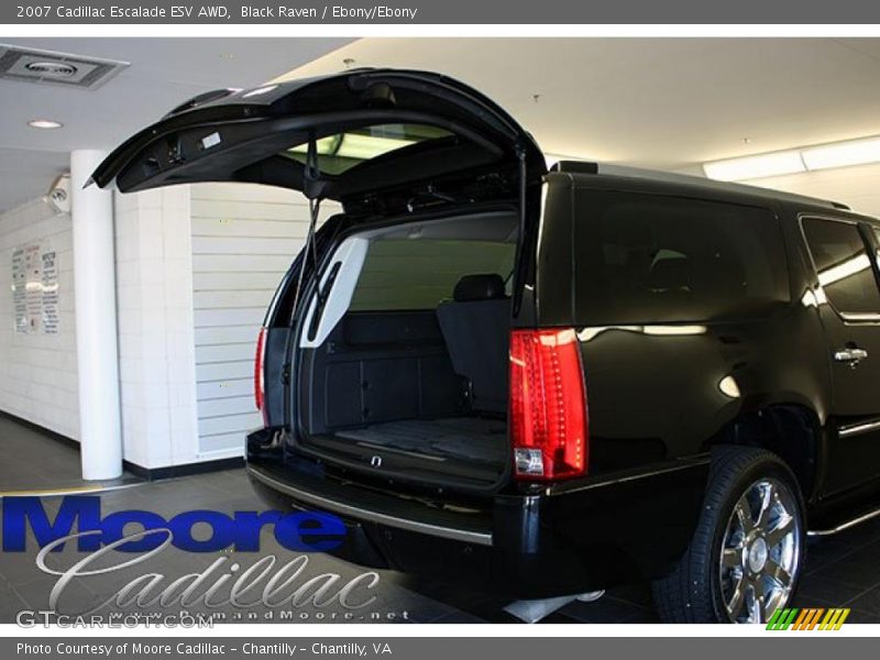 Black Raven / Ebony/Ebony 2007 Cadillac Escalade ESV AWD