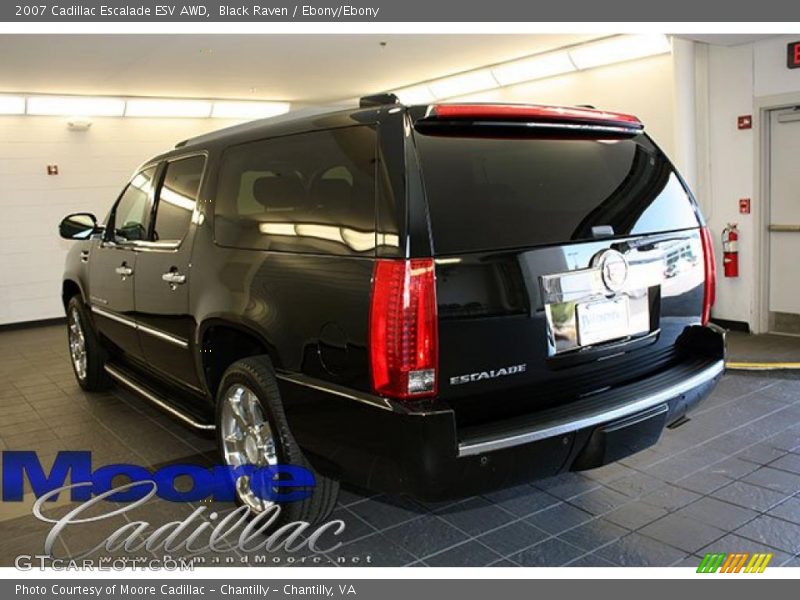 Black Raven / Ebony/Ebony 2007 Cadillac Escalade ESV AWD