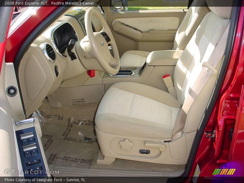 Redfire Metallic / Camel 2008 Ford Explorer XLT
