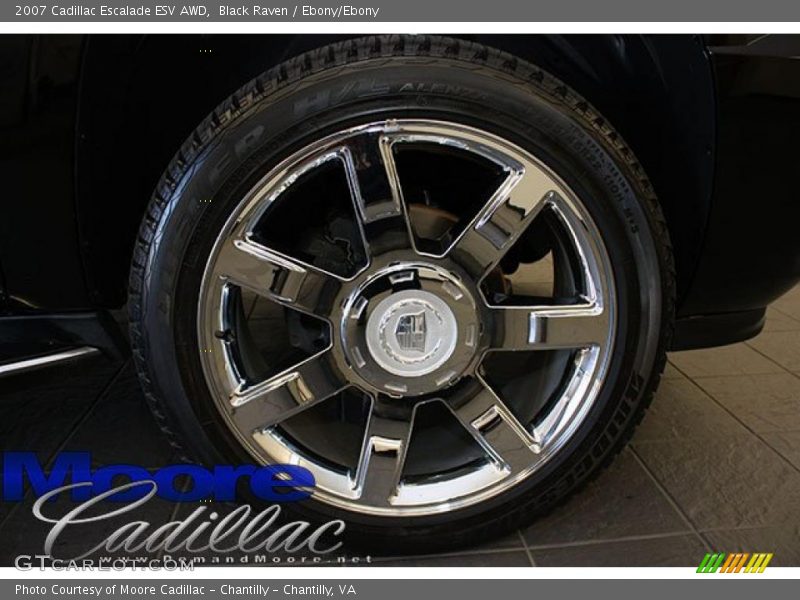 Black Raven / Ebony/Ebony 2007 Cadillac Escalade ESV AWD
