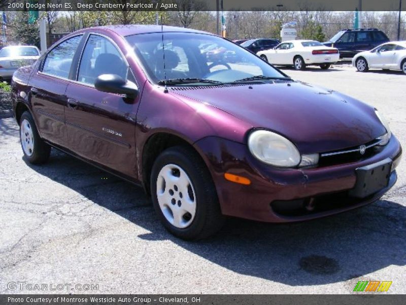 Deep Cranberry Pearlcoat / Agate 2000 Dodge Neon ES