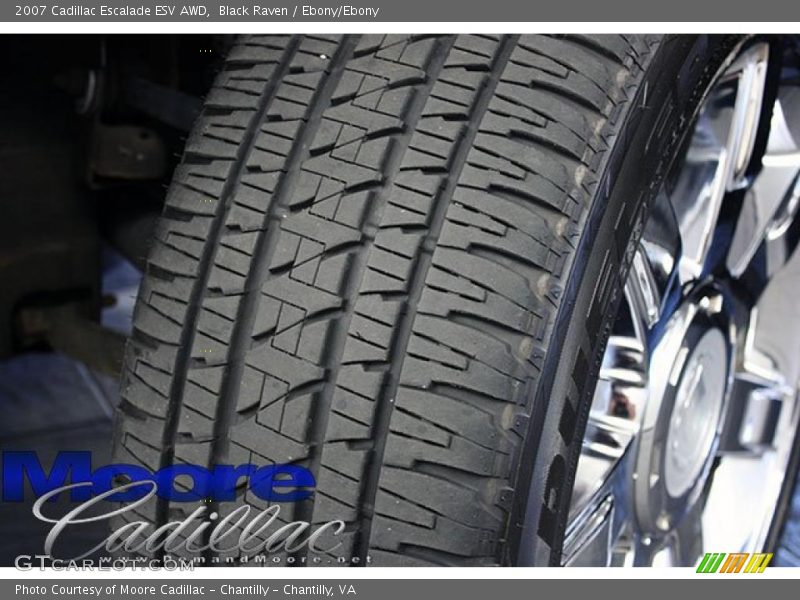 Black Raven / Ebony/Ebony 2007 Cadillac Escalade ESV AWD