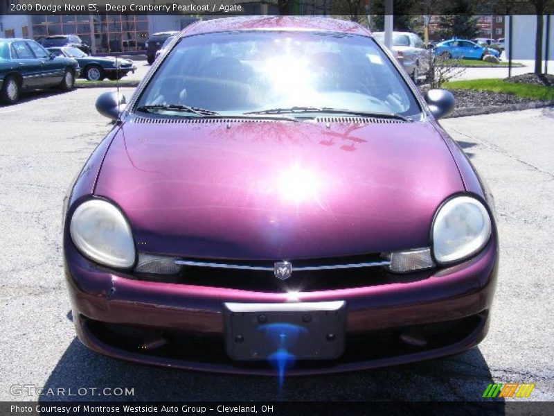 Deep Cranberry Pearlcoat / Agate 2000 Dodge Neon ES