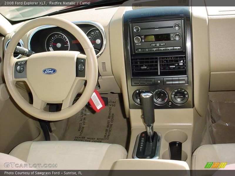 Redfire Metallic / Camel 2008 Ford Explorer XLT