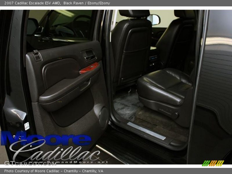 Black Raven / Ebony/Ebony 2007 Cadillac Escalade ESV AWD