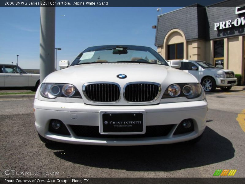 Alpine White / Sand 2006 BMW 3 Series 325i Convertible