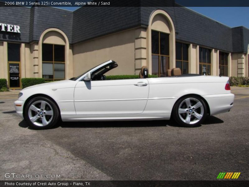 Alpine White / Sand 2006 BMW 3 Series 325i Convertible