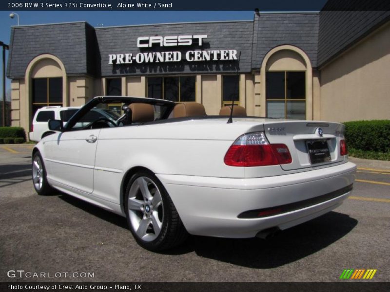 Alpine White / Sand 2006 BMW 3 Series 325i Convertible
