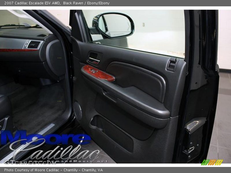 Black Raven / Ebony/Ebony 2007 Cadillac Escalade ESV AWD