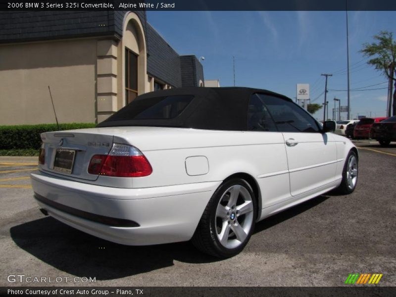 Alpine White / Sand 2006 BMW 3 Series 325i Convertible