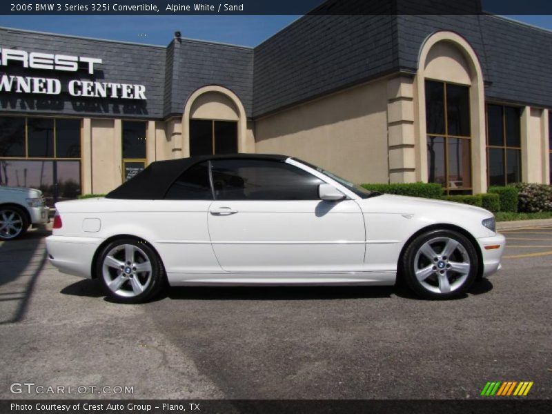 Alpine White / Sand 2006 BMW 3 Series 325i Convertible