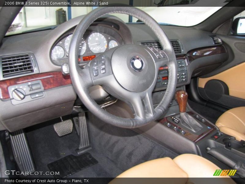 Alpine White / Sand 2006 BMW 3 Series 325i Convertible