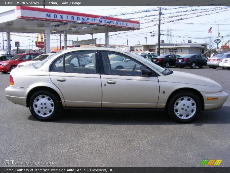 Gold / Beige 1996 Saturn S Series SL2 Sedan