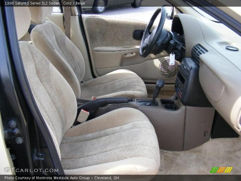 Gold / Beige 1996 Saturn S Series SL2 Sedan