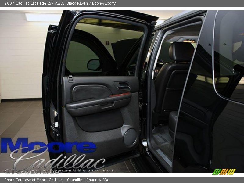 Black Raven / Ebony/Ebony 2007 Cadillac Escalade ESV AWD