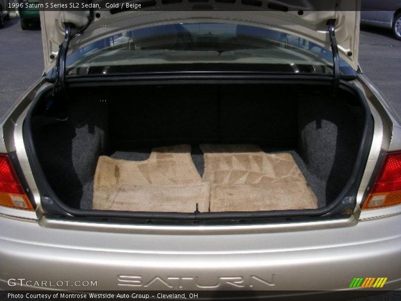 Gold / Beige 1996 Saturn S Series SL2 Sedan