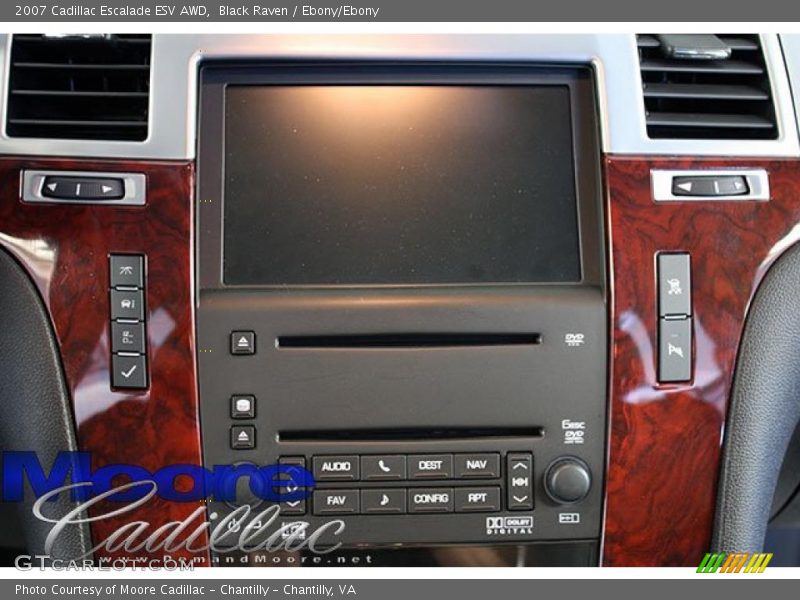 Black Raven / Ebony/Ebony 2007 Cadillac Escalade ESV AWD