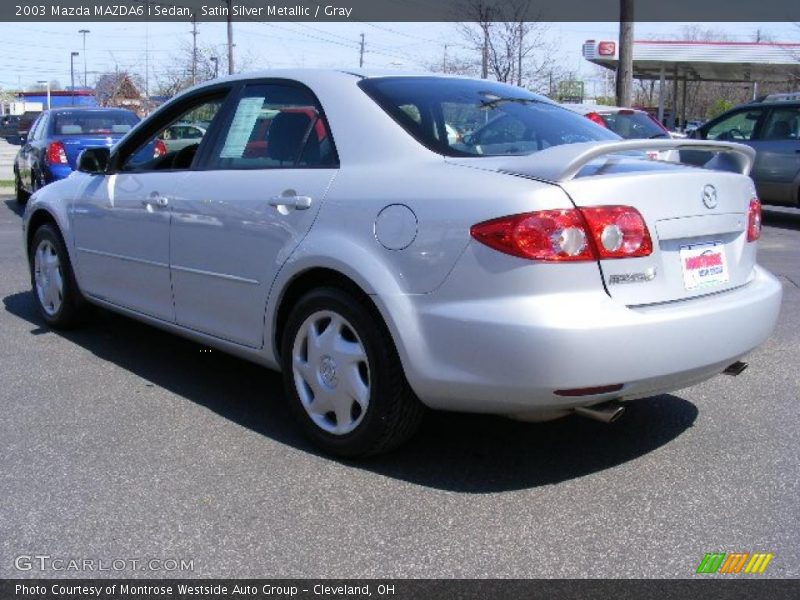Satin Silver Metallic / Gray 2003 Mazda MAZDA6 i Sedan