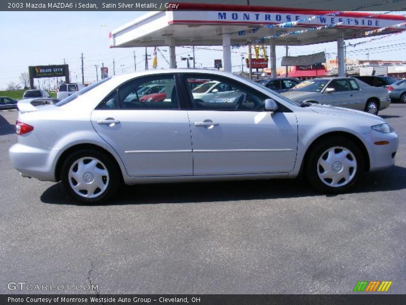 Satin Silver Metallic / Gray 2003 Mazda MAZDA6 i Sedan