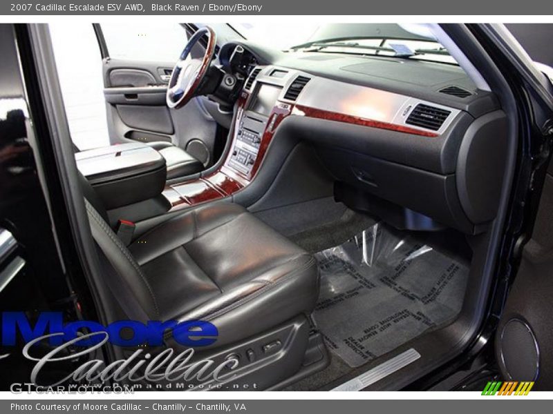 Black Raven / Ebony/Ebony 2007 Cadillac Escalade ESV AWD