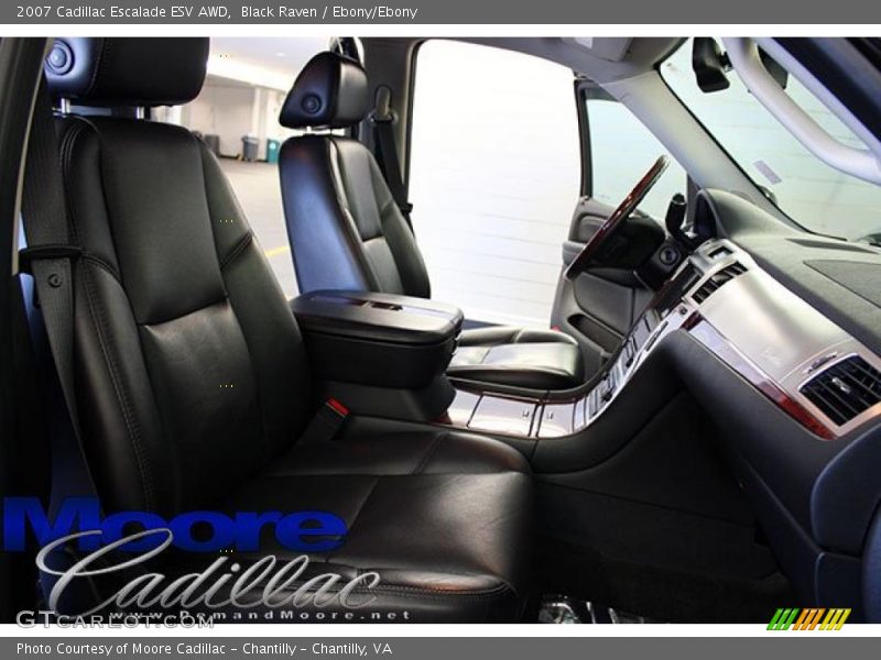 Black Raven / Ebony/Ebony 2007 Cadillac Escalade ESV AWD