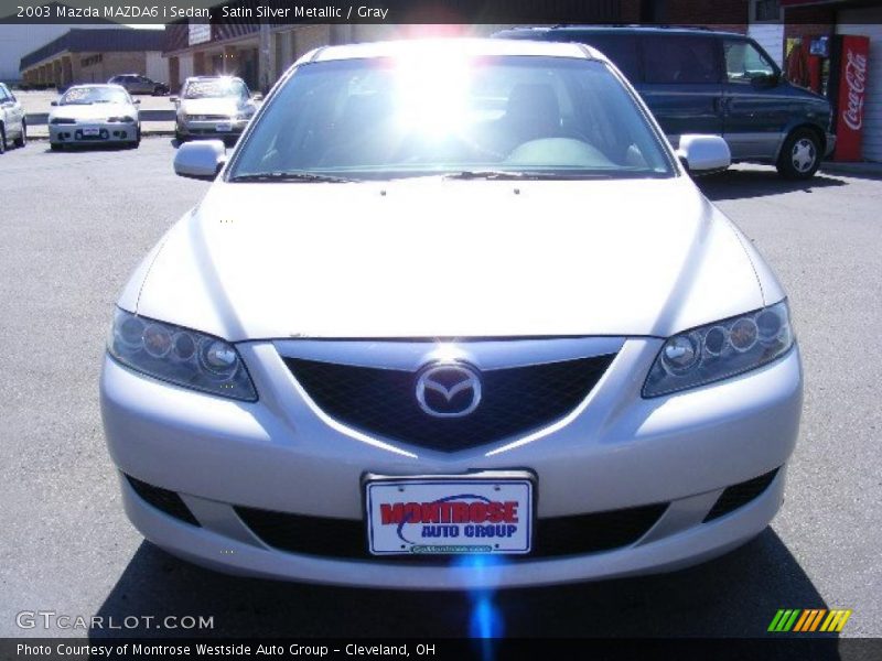 Satin Silver Metallic / Gray 2003 Mazda MAZDA6 i Sedan