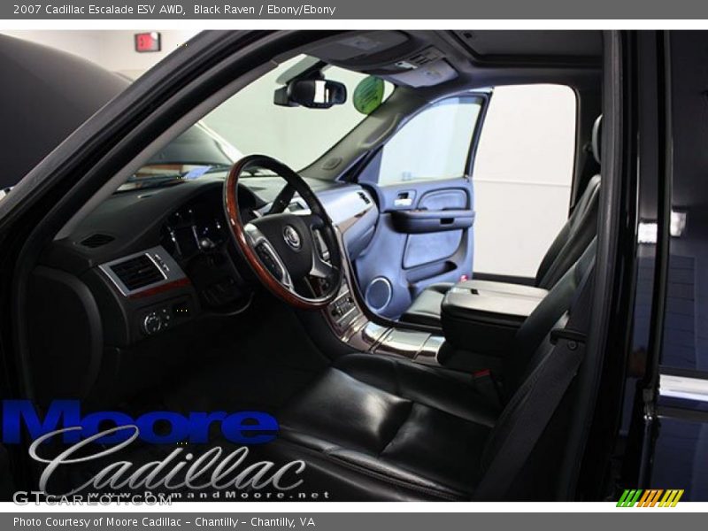 Black Raven / Ebony/Ebony 2007 Cadillac Escalade ESV AWD