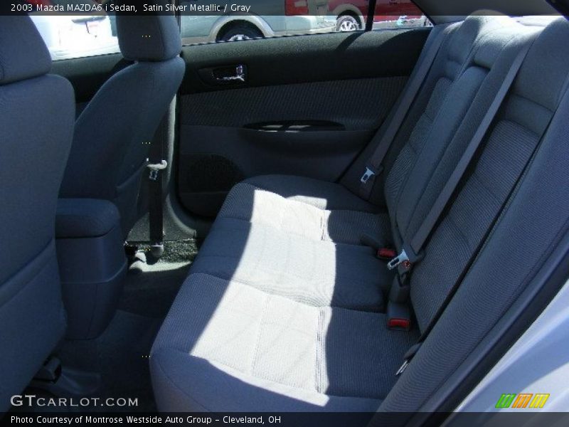 Satin Silver Metallic / Gray 2003 Mazda MAZDA6 i Sedan