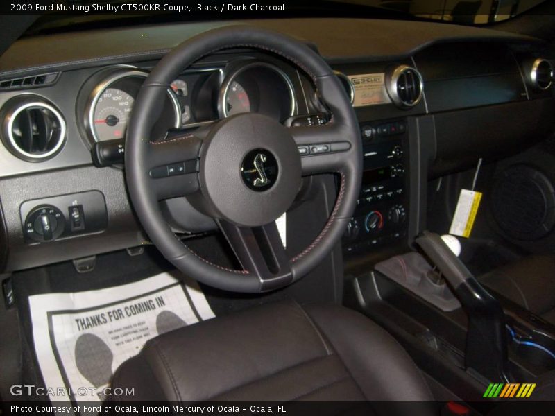 Black / Dark Charcoal 2009 Ford Mustang Shelby GT500KR Coupe