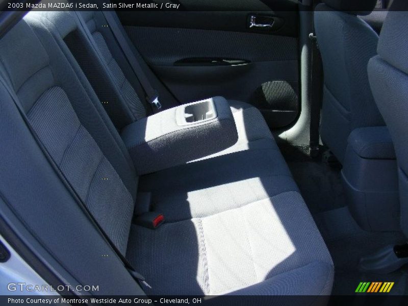 Satin Silver Metallic / Gray 2003 Mazda MAZDA6 i Sedan