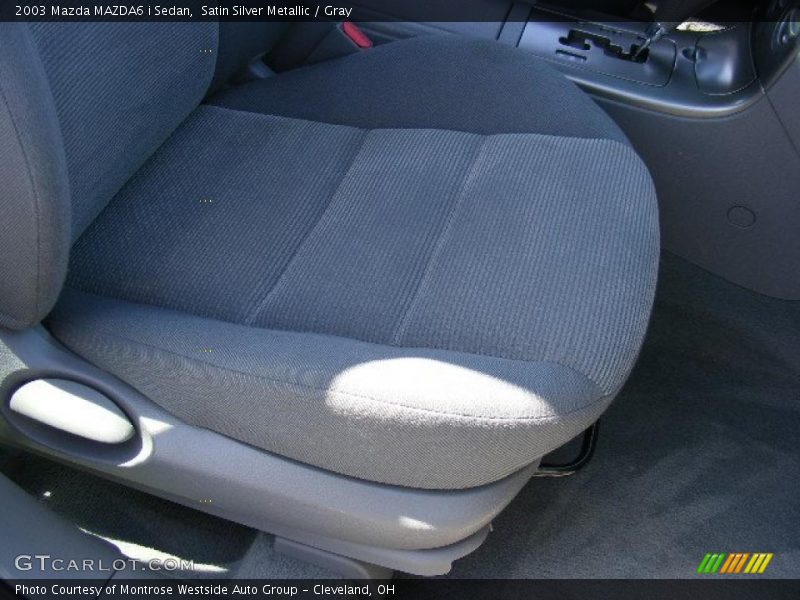 Satin Silver Metallic / Gray 2003 Mazda MAZDA6 i Sedan