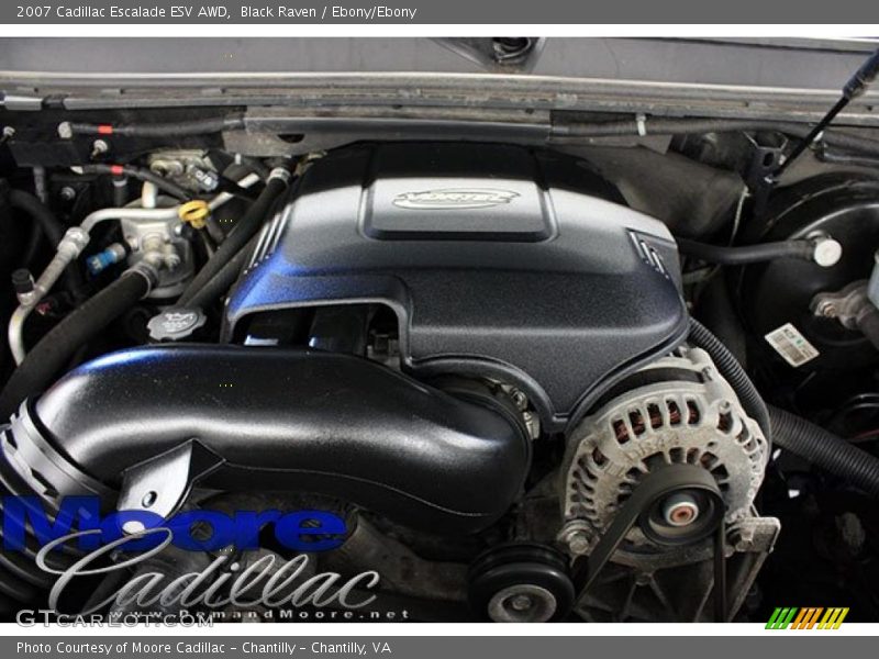 Black Raven / Ebony/Ebony 2007 Cadillac Escalade ESV AWD