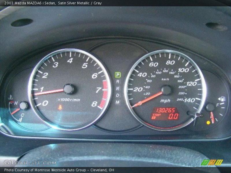 Satin Silver Metallic / Gray 2003 Mazda MAZDA6 i Sedan