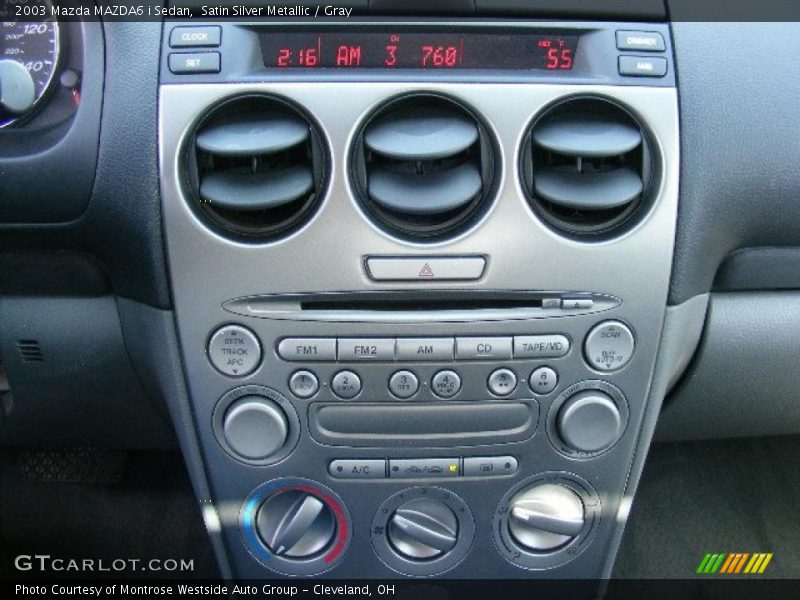 Satin Silver Metallic / Gray 2003 Mazda MAZDA6 i Sedan