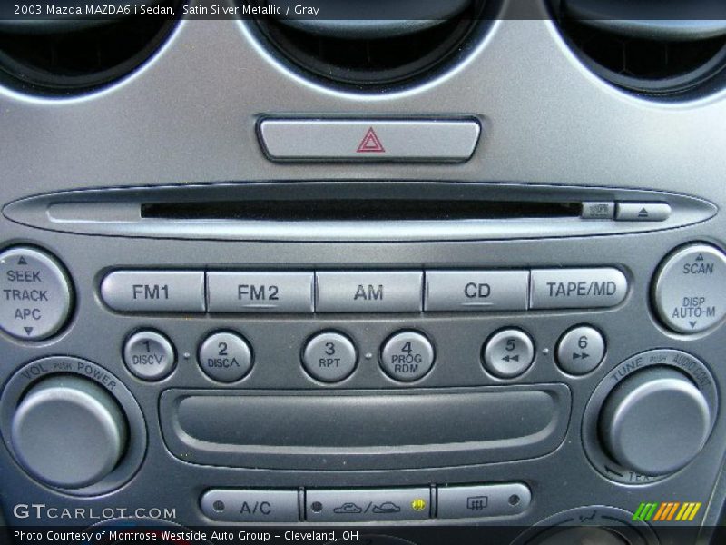 Satin Silver Metallic / Gray 2003 Mazda MAZDA6 i Sedan