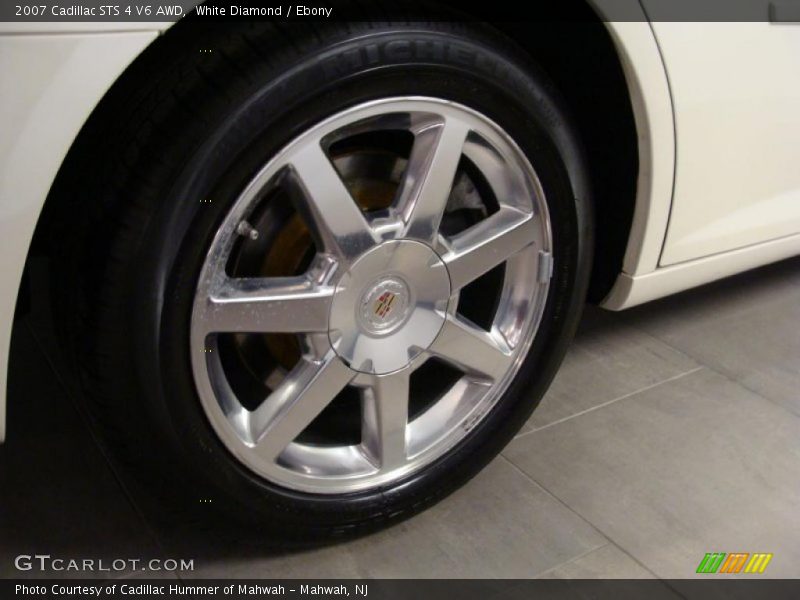 White Diamond / Ebony 2007 Cadillac STS 4 V6 AWD