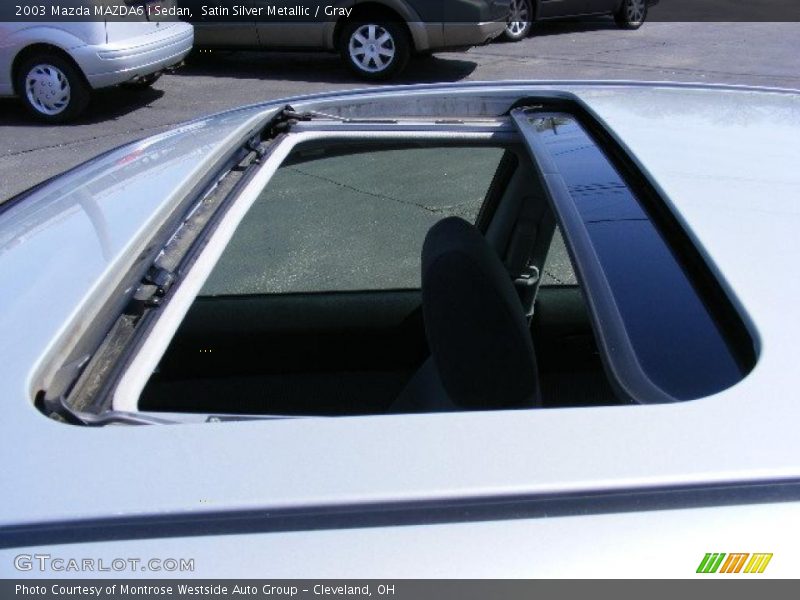 Satin Silver Metallic / Gray 2003 Mazda MAZDA6 i Sedan