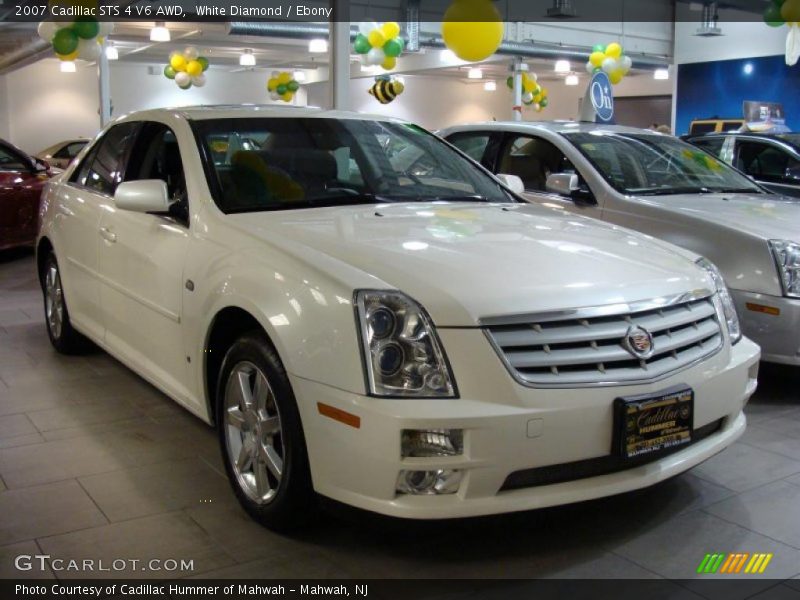 White Diamond / Ebony 2007 Cadillac STS 4 V6 AWD